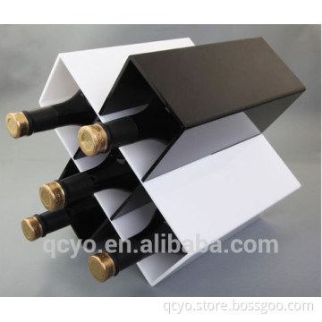 alibaba clear acrylic high quality wine bottle rack